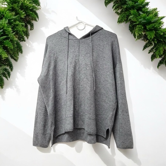 Nap Womens Wool Blend Hood Sweater Size L Gray - Picture 1 of 6
